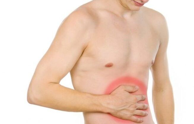 Les douleurs abdominales sont un symptôme de parasites